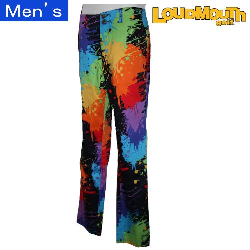 【アウトレット】≪ラウドマウス　LOUDMOUTH≫ゴルフ　ゴルフウェア　メンズロングパンツ paintballs-lp-12000 その1