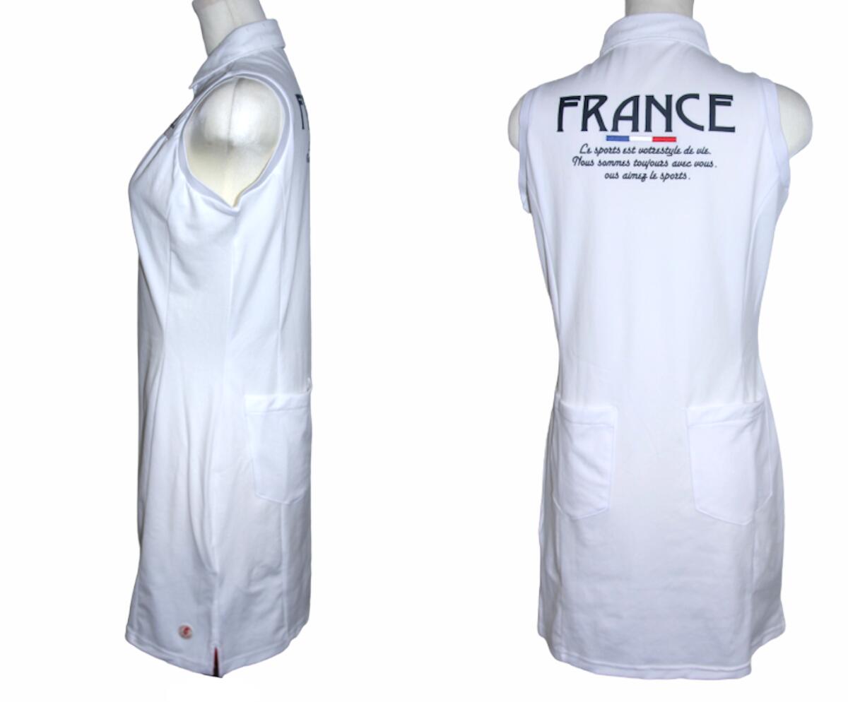 【アウトレット】≪オーバカナル　AUX BACCHANALES≫ゴルフ　ゴルフウェア　レディースノースリーブワンピース W171P09-9800