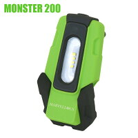 モンスター200LEDハンドランプ充電式リチウムイオンバッテリー内蔵MARVELLOUS