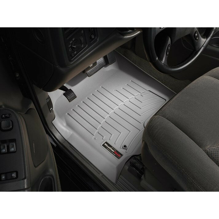 樂天商城 - 【WeatherTech/ウェザーテック正規輸入元】GMC ユーコン（2000〜2006年）左ハンドル車 フロアマット/フロアライナー（フロント＆リア）（グレー）
