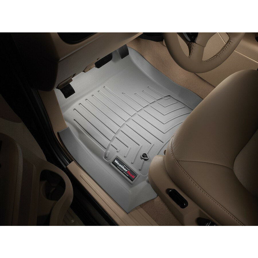 【WeatherTech/ウェザーテック正規輸入元】リンカーン　ナビゲーター（2003〜2006年）左ハンドル車 フロアマット/フロアライナー（フロント＆リア）（グレー）