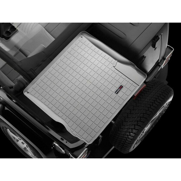 乐天商城 - 【WeatherTech/ウェザーテック正規輸入元】ジープ　ラングラーアンリミテッド（2007〜2010年）カーゴライナー/ラゲッジマット（グレー）