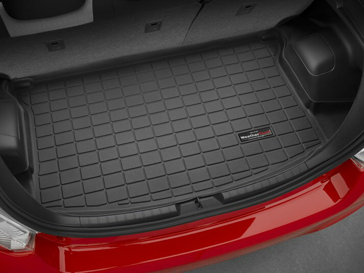 Rakuten - 【WeatherTech/ウェザーテック正規輸入元】TOYOTA（トヨタ）ヴィッツ（2010年12月〜）カーゴライナー/ラゲッジマット（ブラック）