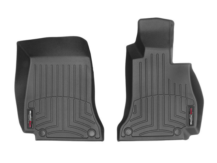 【WeatherTech/ウェザーテック正規輸入元】MERCEDES BENZ（メルセデス ベンツ） Cクラス W205 セダン/C205 クーペ/S205 ステーションワゴン(2014年〜)/A205 カブリオレ(2016年～)右ハンドル車 フロアマット/フロアライナー(フロント)(ブラック)