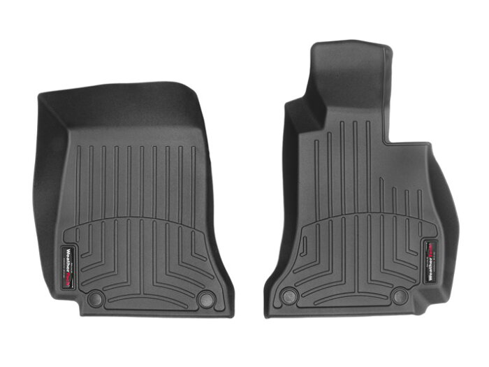 【WeatherTech/ウェザーテック正規輸入元】MERCEDES BENZ（メルセデス ベンツ） Cクラス W205 セダン/C205 クーペ/S205 ステーションワゴン(2014年〜)右ハンドル車 フロアマット/フロアライナー(フロント)(ブラック)