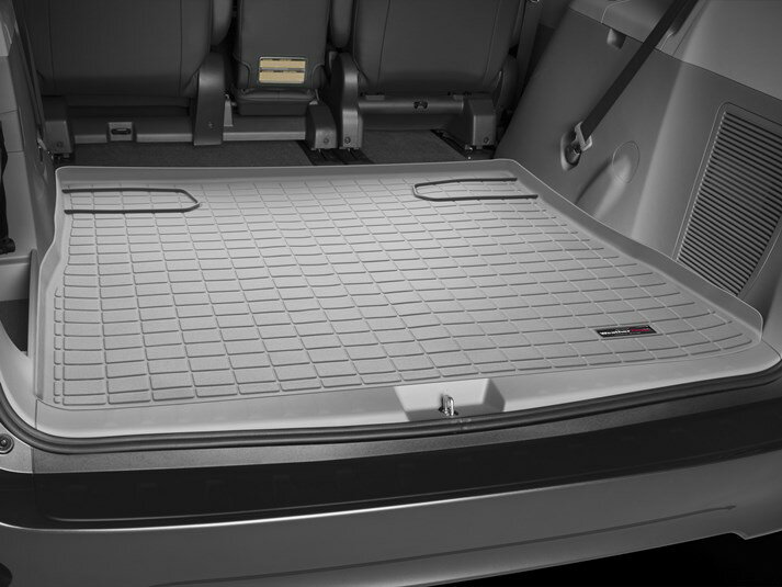 乐天商城 - 【WeatherTech/ウェザーテック正規輸入元】TOYOTA（トヨタ）シエナ（2011〜2018年）カーゴライナー/ラゲッジマット（グレー）