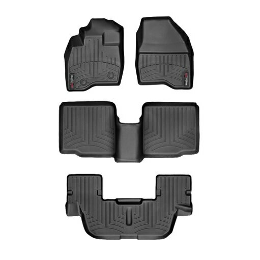 フォード　エクスプローラー（2015〜2016年）左ハンドル車　フロアマット/フロアライナー（フロント＆リア）（ブラック）