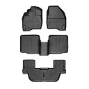 【WeatherTech/ウェザーテック正規輸入元】フォード エクスプローラー（2015〜2016年）左ハンドル車 フロアマット/フロアライナー（フロント＆リア）（ブラック）