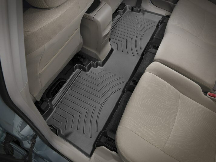 Rakuten - 【WeatherTech/ウェザーテック正規輸入元】TOYOTA（トヨタ）プリウスα（アルファ）（2012～2021年）（5人乗りモデル用）フロアマット/フロアライナー（リア）（ブラック）