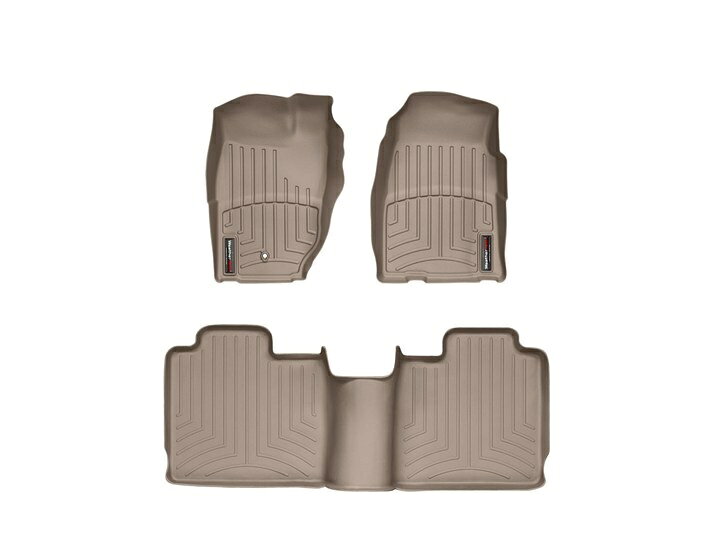 【WeatherTech/ウェザーテック正規輸入元】ジープ　チェロキー（1997〜2001年）左ハンドル車　フロアマット/フロアライナー（フロント＆リア）（タン）