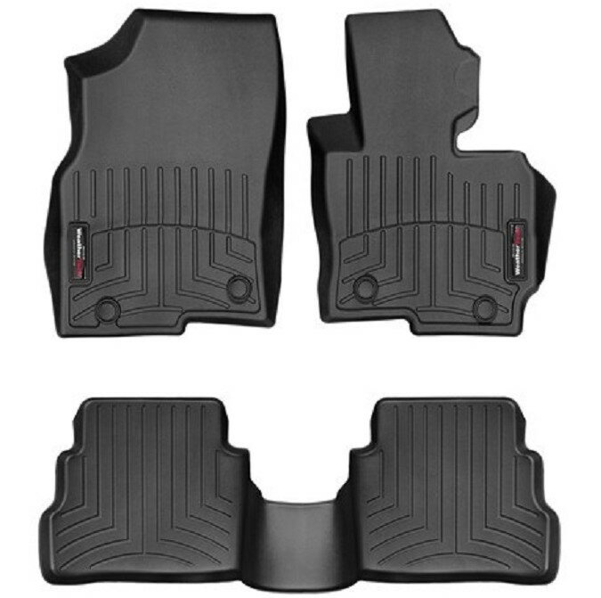 【WeatherTech/ウェザーテック正規輸入元】マツダ（MAZDA）CX-5（2018〜2020年）右ハンドル車 フロアマット/フロアライナー（フロント＆リア）（ブラック）