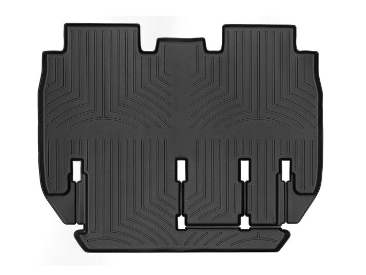 Rakuten - 【WeatherTech/ウェザーテック正規輸入元】TESLA(テスラ) モデルX（5人乗り用）（2016〜2020年）フロアマット/フロアライナー（リア(2列目用)）（ブラック）
