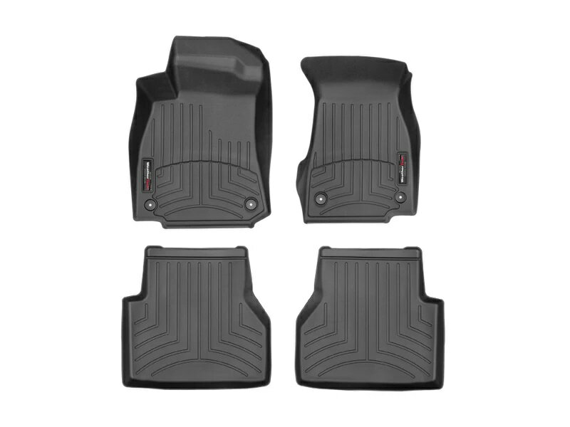 乐天商城 - 【WeatherTech/ウェザーテック正規輸入元】Audi（アウディ） RS6アバント/RS7/A6/A7(2021〜2025年)左ハンドル車 フロアマット/フロアライナー（フロント＆リア）（ブラック）