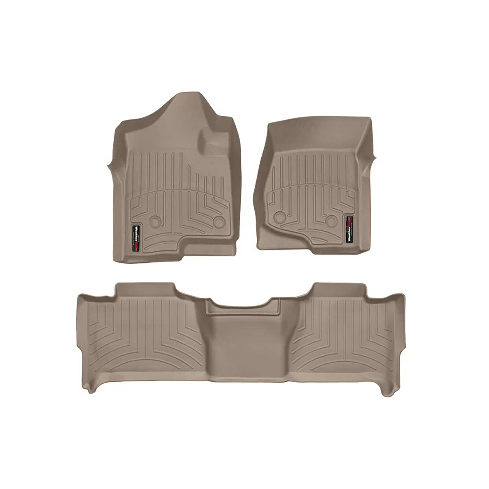 Rakuten - 【WeatherTech/ウェザーテック正規輸入元】シボレー　タホ（2007〜2011年）左ハンドル車　フロアマット/フロアライナー（フロント＆リア）（タン）