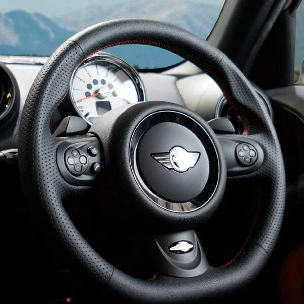 AMSECHS アムゼックス スポーツステアリングホイール ミニ R56・R60系 ウルトラスエード