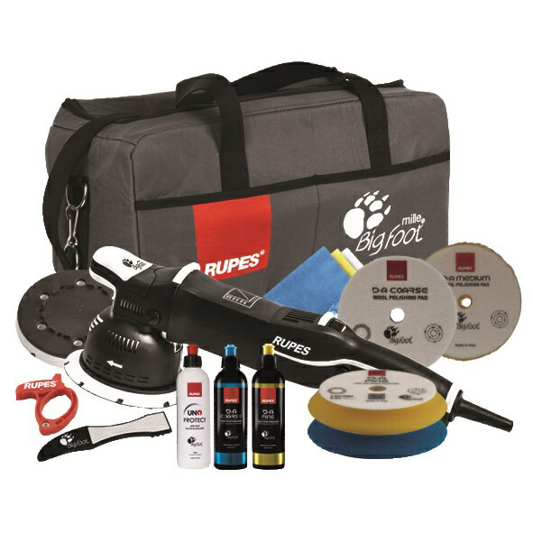 RUPES（ルペス） ビッグフット MILLE LK 900E ポリッシャー ラグジュアリーキット／カーポリッシング（..