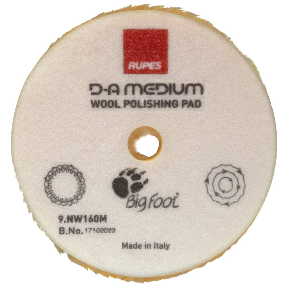 RUPES�ʥ�ڥ��� �ӥå��եå� D-A ������ݥ�å��� �ѥå� 160mm ����������FINE�ˡ������ݥ�å��󥰡ʼ��᤭��