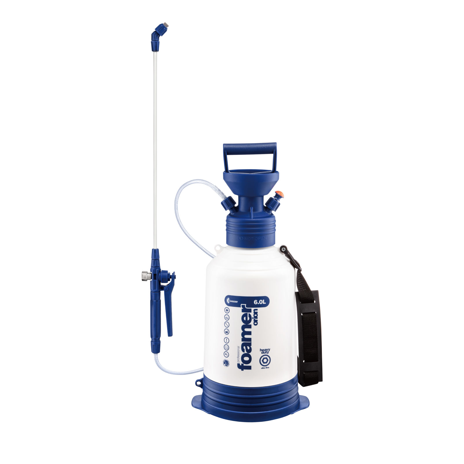 カサール(KWAZAR)FOAMシリーズ オリオン フォーマー アルカライン 6.0L アルカリ性液剤専用 フォーマー（泡スプレー） フォームガン 洗車 車 バイク 泡洗車 洗車用品 洗車セット エアスプレー スプレーガン 霧吹き 噴霧器 蓄圧式発泡スプレー