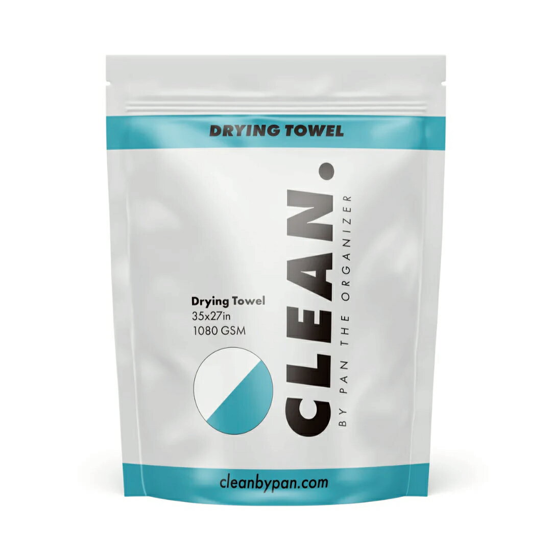 【楽天スーパーセール】CLEAN. Drying Towel（クリン ドライングタオル）超吸水 マイクロファイバー 洗車後の拭き上げ 車体用 タオル（1080GSM）