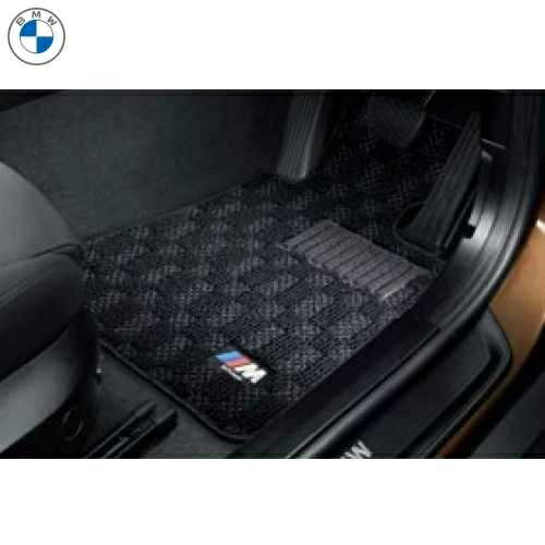 BMW純正 M フロア・マット・セット (ブラック/グレー) (右ハンドル車用) (F48 X1)