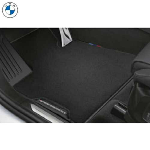 BMW純正 M Performance フロアーマットセット (ベロア) (フロント＆リヤ) (右ハンドル車用) (G07)