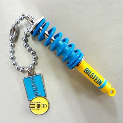 【ネコポス便】BILSTEIN　ビルシュタイン イエローチューブキーホルダー