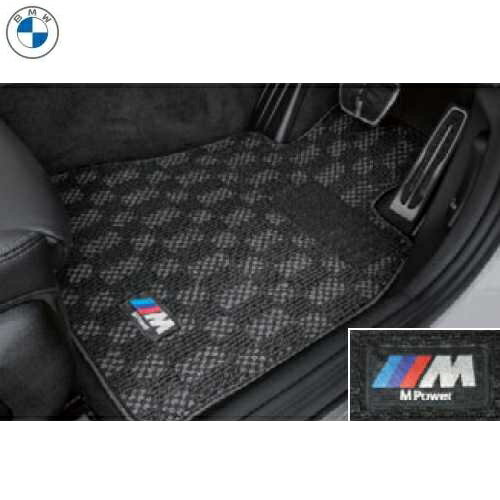 BMW純正 M フロア・マット・セット (ブラック) (フロント＆リヤ) (左ハンドル車用) (G30/G31)