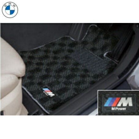 BMW純正 M フロア・マット・セット (ブラック) (フロント＆リヤ) (右ハンドル車用) (G30/G31)