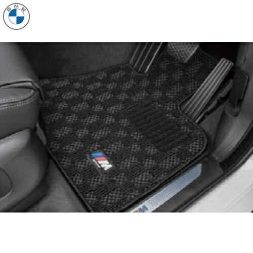 BMW純正 M フロア・マット・セット (ブラック/グレー) (フロント&リヤ&3列目シート) (右ハンドル車用) (G07 X7)