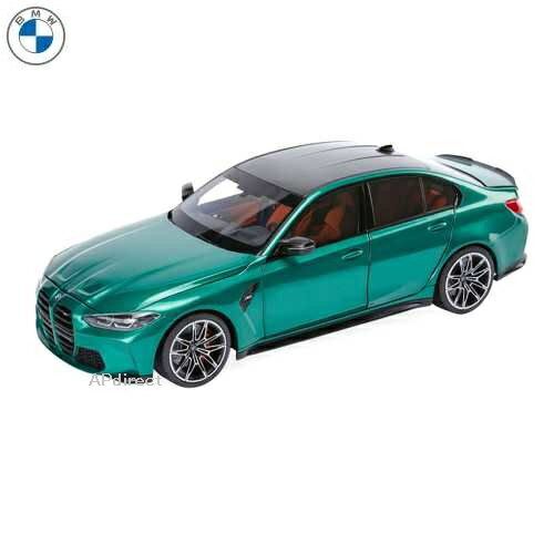 BMW ミニチュアカー BMW M3 2020 (G80) (アイル・オブ・マン・グリーン) (サイズ:1/18）