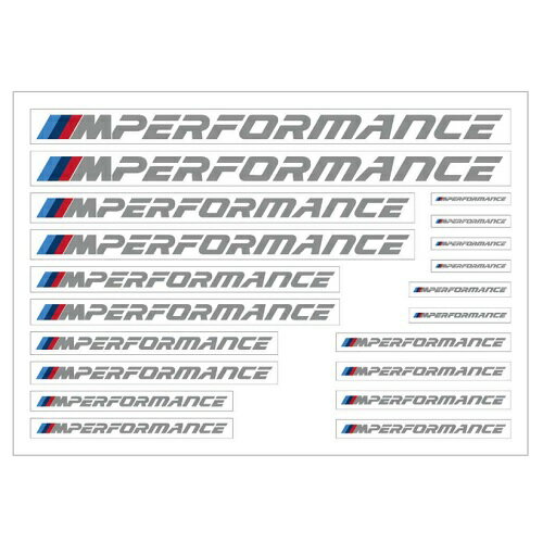 BMW純正 M Performance ステッカー（A4サイズ）