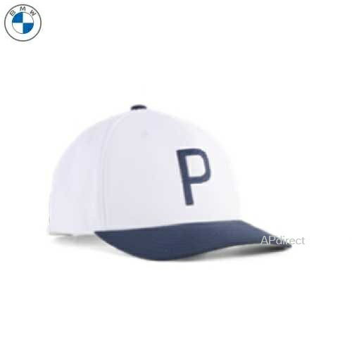 BMW純正 GOLFSPORT クラフテッド ピー キャップ (ホワイト・グロー／ディープ・ネイビー) 帽子