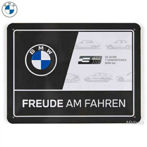 BMW純正 メタル・プレート Freude Am Fahren