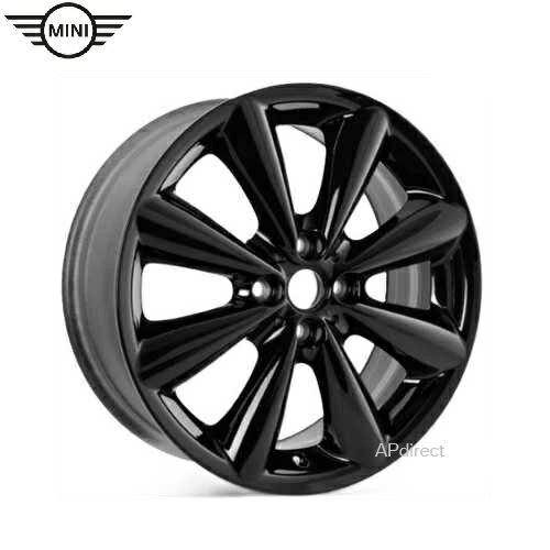MINI純正 アロイ・ホイール コニカル・スポーク R121 (ブラック) (7.0Jx17 ET:48) (R55/R56/R57/R58/R59)