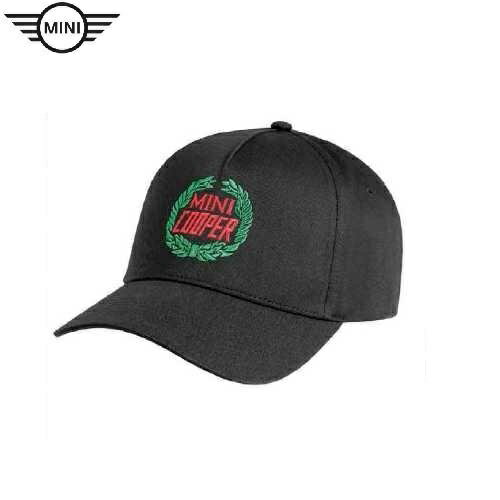 MINI純正 ヴィンテージ・ロゴ・キャップ（ブラック）（帽子）