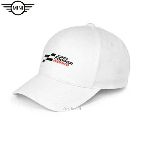 MINI純正 JCW ロゴ・キャップ (ホワイト) 帽子