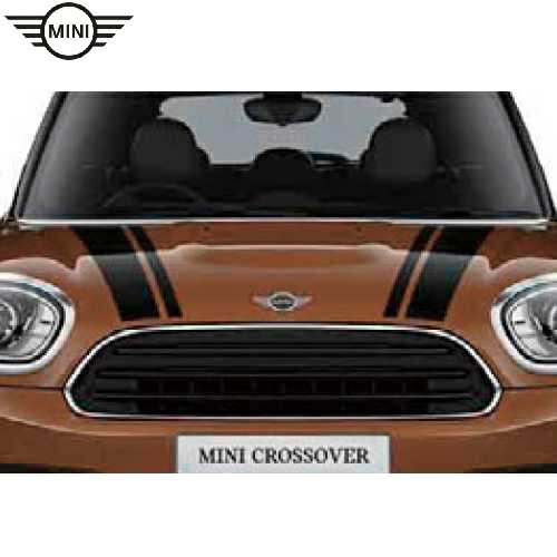 MINI純正 ボンネット・ストライプ (ブラック) (F60)