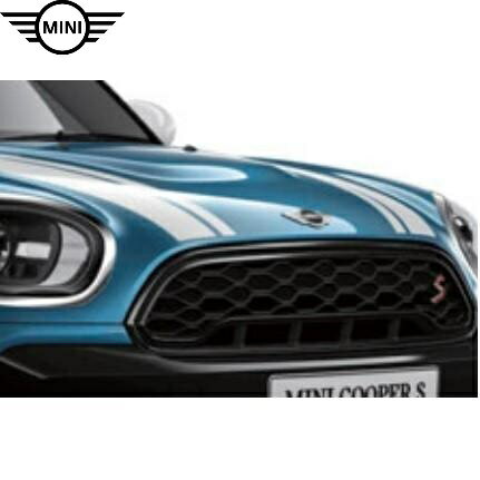 MINI純正 ボンネット・ストライプ (ホワイト) (F60)