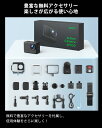 アクションカメラ 4K 60FPS 24MP解像度 タッチパネル式 デュアルカラースクリーン WiFi搭載 8倍デジタルズーム 水中カメラ リモコン付き EIS手ブレ補正 水深40m HDMI出力 バッテリー充電器付き 豊富なアクセサリー SF530-H