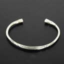 トゥアレグ シルバー ジュエリー TOUAREG SILVER JEWELRY SILVER BANGLE シルバーバングル ナロウ シルバー F BN2350...