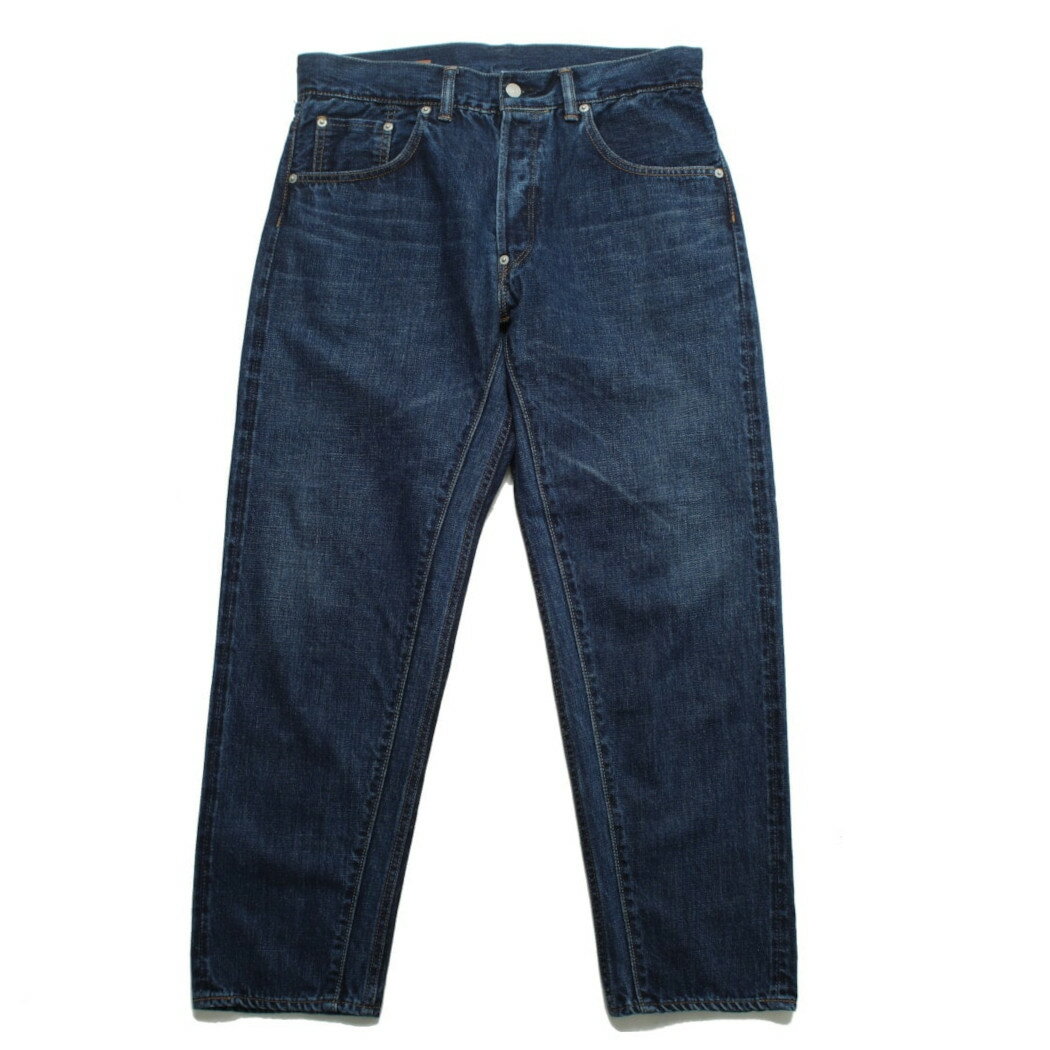 SCYE BASICS サイベーシック ウオッシュド セルビッチ デニム ペグトップジーンズ インディゴ Selvedge Denim Used Wash Peg Top Jeans