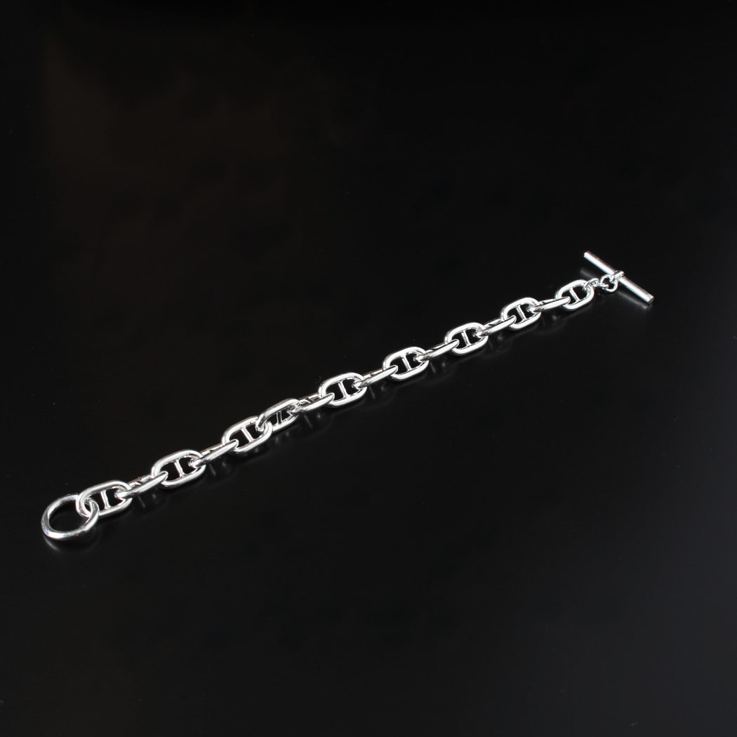 INTERIM インテリム アンカー チェーン Tバー ブレスレット イタリアン シルバー925 プチ ANCHOR CHAIN T-BAR BRACELET SILVER925 PETIT シルバー
