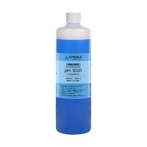 APERA pH10.01炭酸塩pH標準液 500ml 原液のまま使用する校正液 色付きで使い間違いない