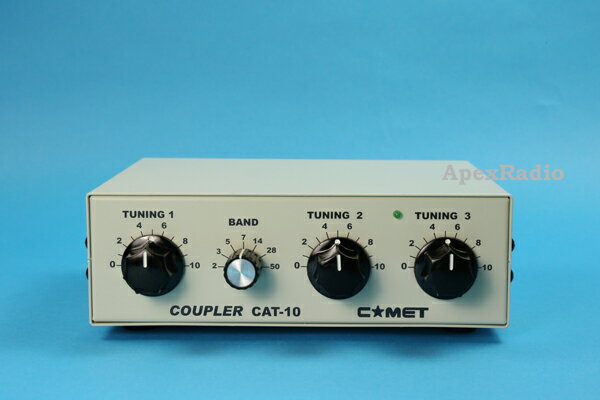CAT-10A アンテナカプラー コメット 3.5MHz 〜 50MHz マニュアル式　(CAT10A) アマチュア無線　BCL
