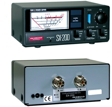 SWR・パワー計 第一電波工業　SX-200 (SX200) 【1.8MHz-200MHz】ダイヤモンド(DIAMOND) アマチュア無線 BCL