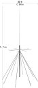 ダイヤモンド D1300AM ディスコーンアンテナ 25-1300MHz・中波 (50/144/430/904/1200送信可) (D-1300AM) 第一電...