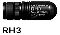 ハンディアンテナ（ミニ）　第一電波　RH3 (RH-3)(BNC) アマチュア無線　(144/430/1200MHz/ワイド受信）