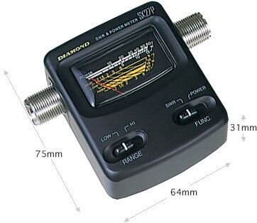 【SP】コンパクト　SWR・パワー計 第一電波工業　SX27P (SX-27P) 【140-150MHz/430-450MHz】 アマチュア無線【沖縄向け送料別】