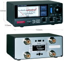 1.8 - 525MHz 通過型SWR・パワー計 SX200 は、1.8 - 525MHz帯(S1:1.8-160 / S2:140-525MHz)用のSWR・パワー計です。 　　 周波数範囲 S1（1.8-160MHz）、S2（140-525MHz） &nbsp;インピーダンス &nbsp;50Ω コネクタ M-J &nbsp;SWR測定最小電力 S1（1W）、S2（4W） 電力測定レンジ 5W、20W、200W 電力測定精度 ±10%（F.S） 連続測定最大電力&nbsp; 150W S2(140-220MHz)、 100W S1（1.8-100MHz）/ S2(400-525MHz）、 70W S1（100-160MHz）&nbsp; &nbsp;挿入損失 :S1（0.2dB以下）、S2（0.3dB以下） &nbsp;測定機能 進行波電力、反射波電力、 SWR、PEPモニター&nbsp; 外形寸法: W155×H63×D103mm 重量 630　g 電源 DC13.8V (メーター照明用) 測定には不要 高品質なパワーチェック／SWRチェックで安心！！ 通過形SWRパワー計はトランシーバーからアンテナへ向かう高周波電力（進行波）と、アンテナからトランシーバーへ向かう高周波電力（反射波）、さらにSWRを測定することができます。反射波の大きさはアンテナの整合状態と送信出力によって変化しますが、反射波が大きくなり過ぎるとトランシーバーが故障したり電波障害が発生したりすることがあります。アンテナの整合状態を表すのがSWR（Standing Wave Ratio＝定在波比）です。 SWR：1は完全な整合で送信出力の大小に関係なく反射波は0ワットとなります。アンテナは周囲の環境や経年変化などにより悪化することもありますから、通過形SWRパワー計を用意しておいて時々チェックすることをお勧めします。またトランシーバーの送信出力を測定するときはダミーロードを併用しましょう。 　メーカー希望小売価格はメーカーカタログに基づいて掲載しています&nbsp;