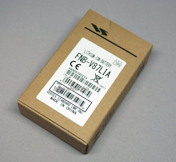 VXD20 VXD450用 標準型バッテリ　FNB-V87LIA (スタンダード）(FNBV87LIA)　 (ヤエス　SBR-35LI)